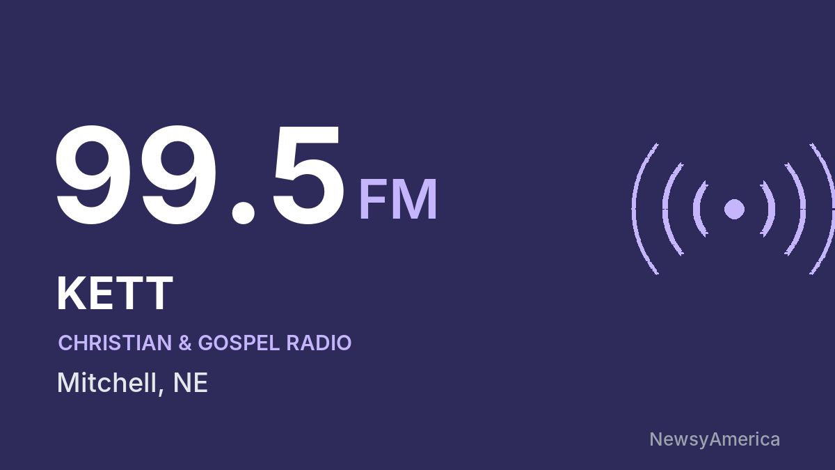 KETT 99.5 FM – Mitchell