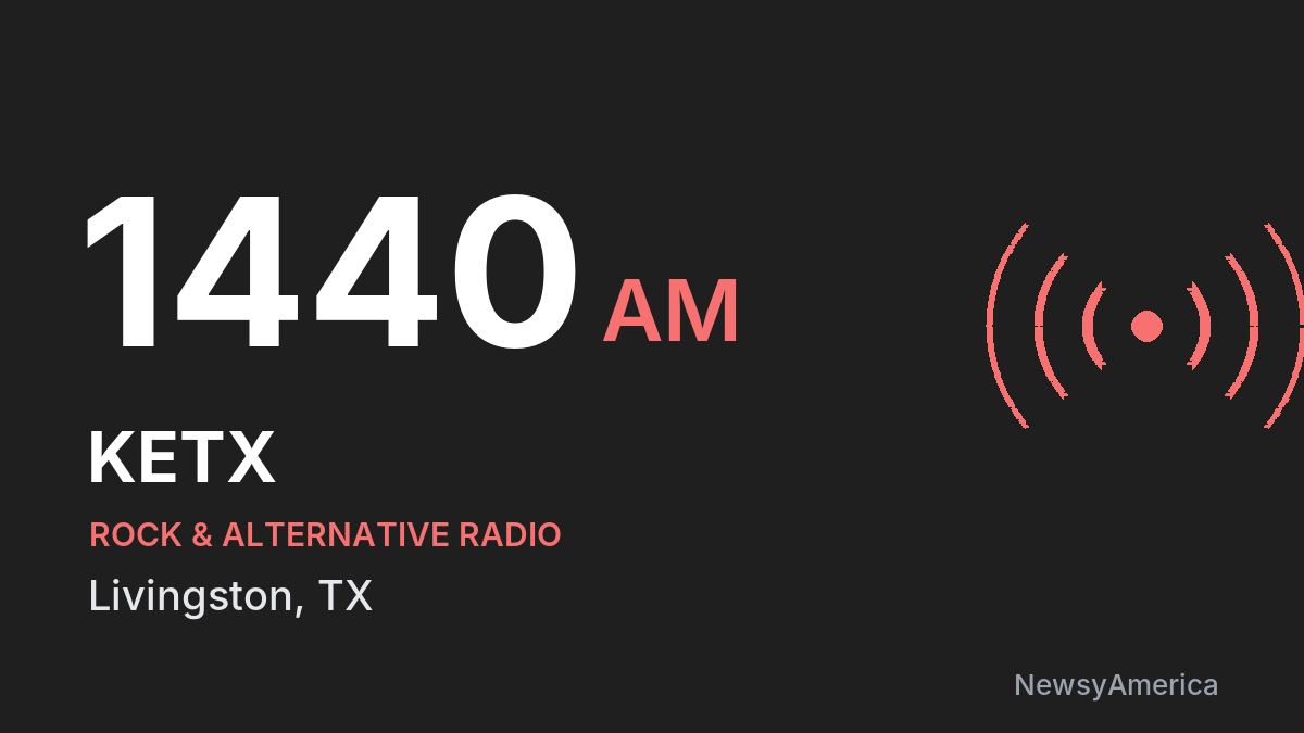 KETX 1440 AM – Livingston