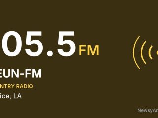 KEUN-FM 105.5 FM, Eunice, LA
