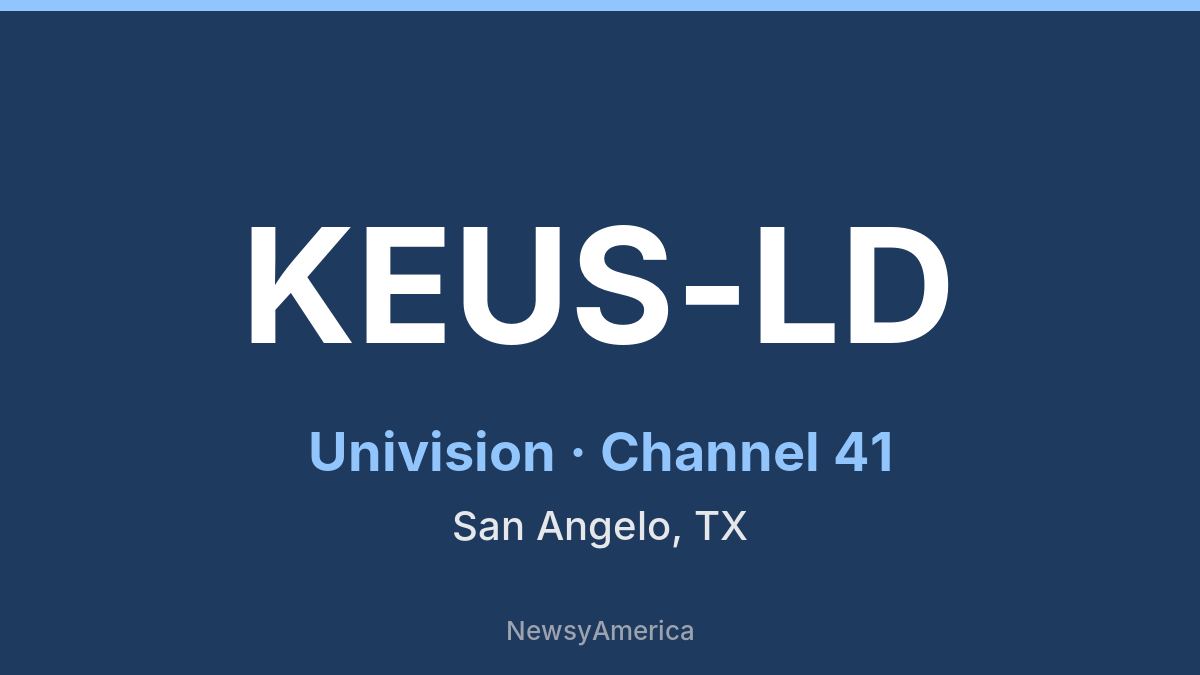 KEUS-LD – Univision 41 San Angelo