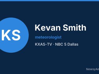 Kevan Smith, meteorologist, KXAS-TV