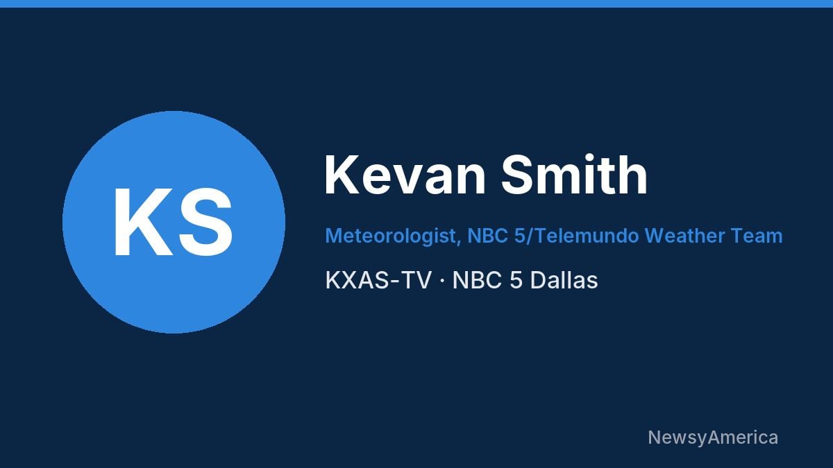 Kevan Smith – KXAS-TV, Dallas