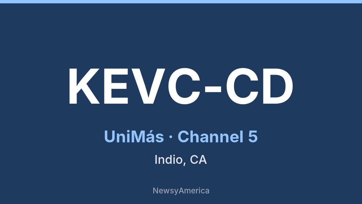 KEVC-CD – UniMás 5 Palm Springs