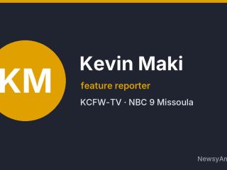 Kevin Maki, feature reporter, KCFW-TV