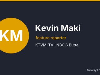 Kevin Maki, feature reporter, KTVM-TV