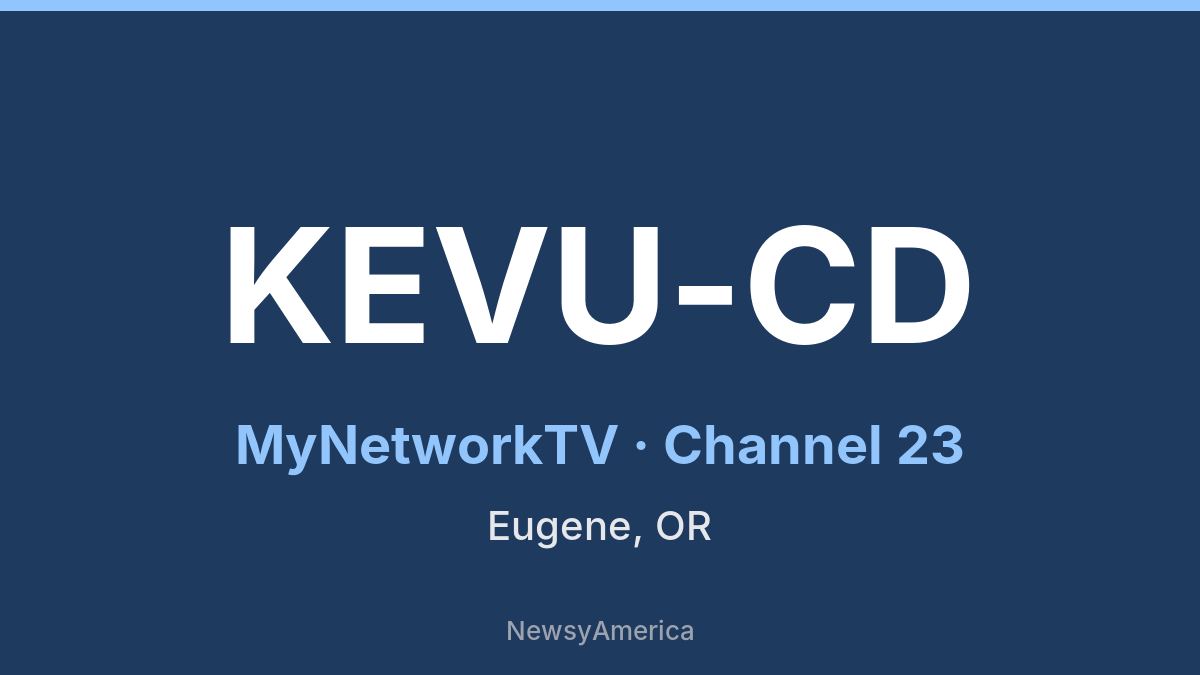 KEVU-CD – MyNetworkTV 23 Eugene