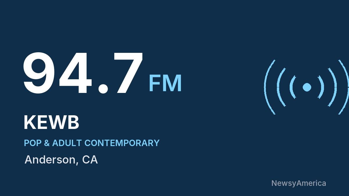 KEWB 94.7 FM – Anderson