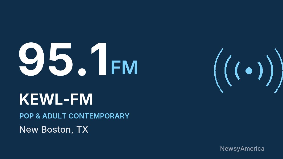 KEWL-FM 95.1 FM – New Boston