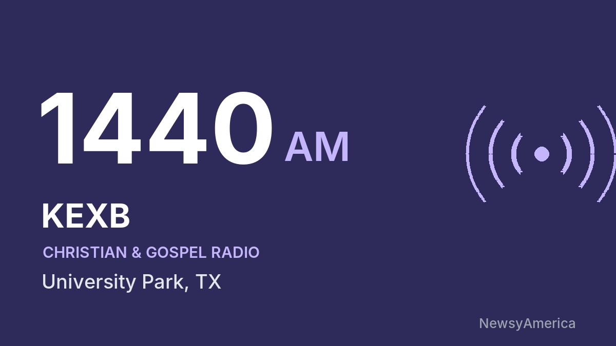 KEXB 1440 AM – University Park