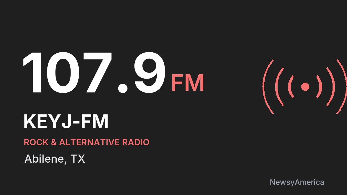 KEYJ-FM 107.9 FM – Abilene