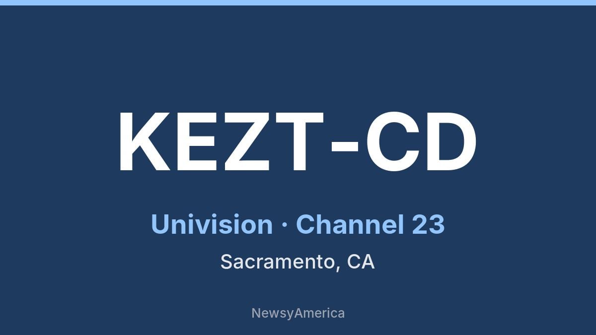 KEZT-CD – Univision 23 Sacramento