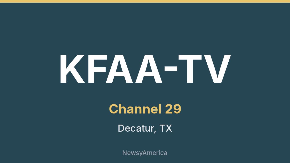 KFAA-TV – Channel 29 Dallas