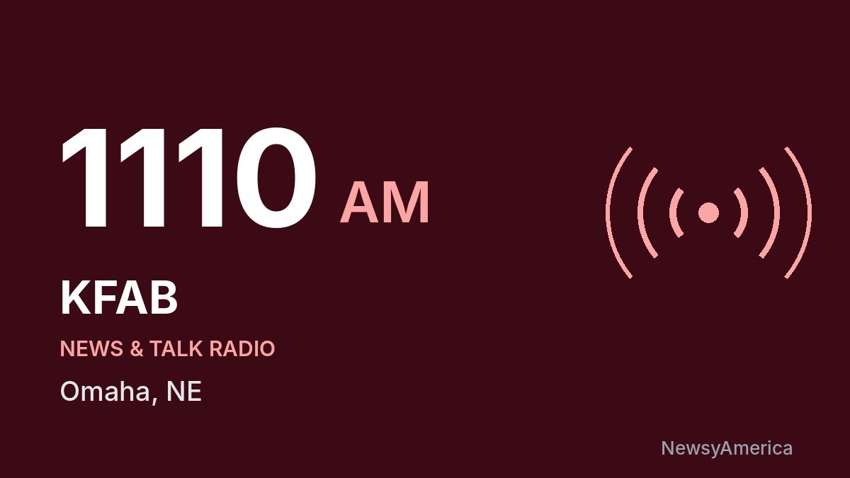 KFAB 1110 AM – Omaha