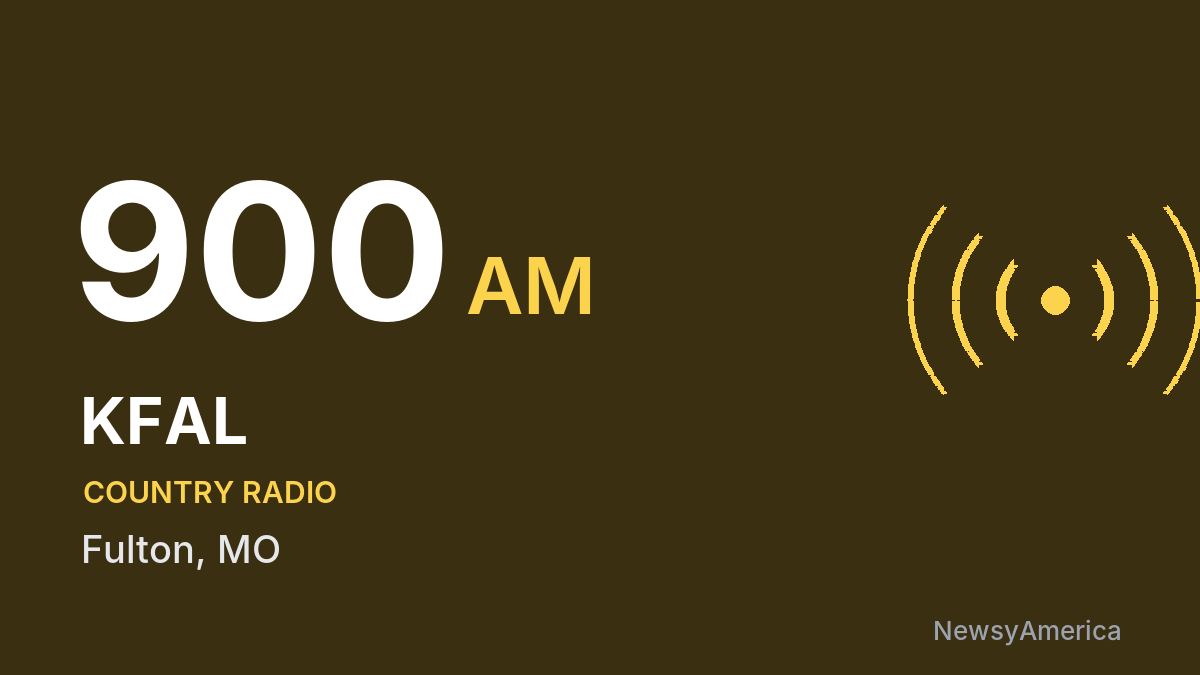 KFAL 900 AM – Fulton