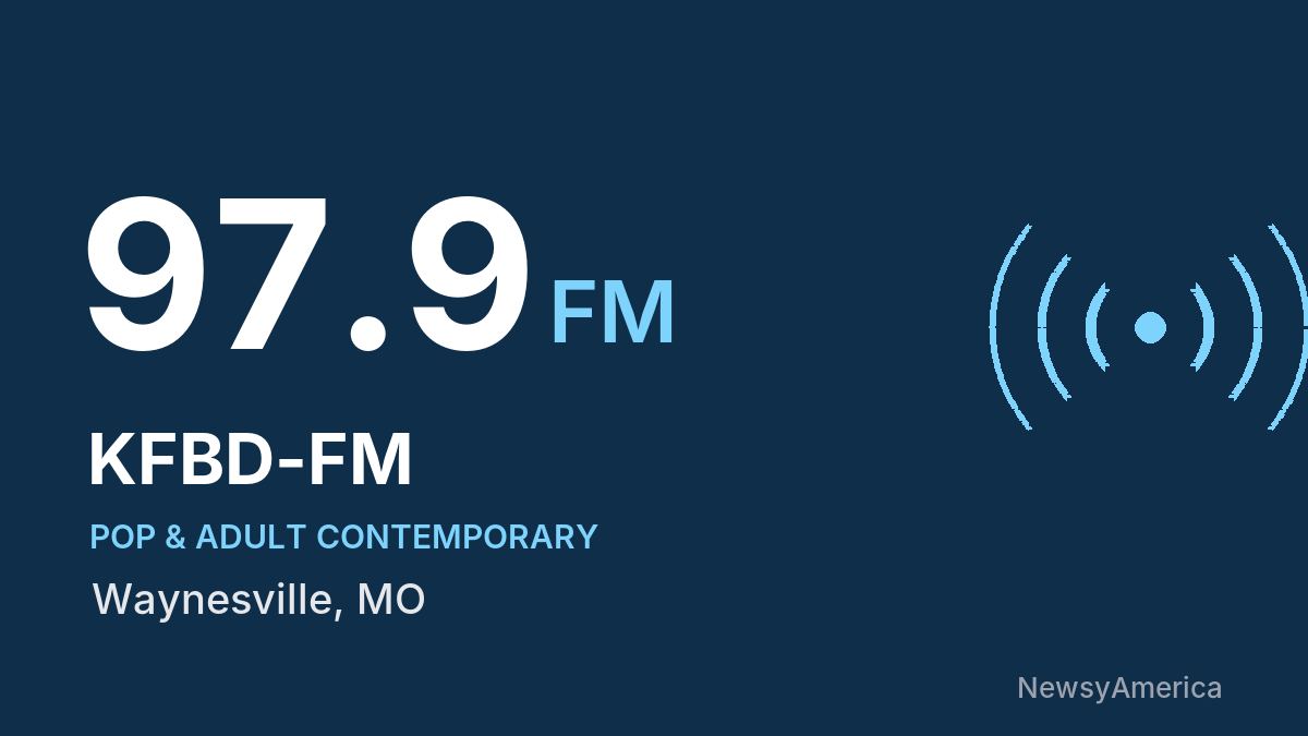 KFBD-FM 97.9 FM – Waynesville