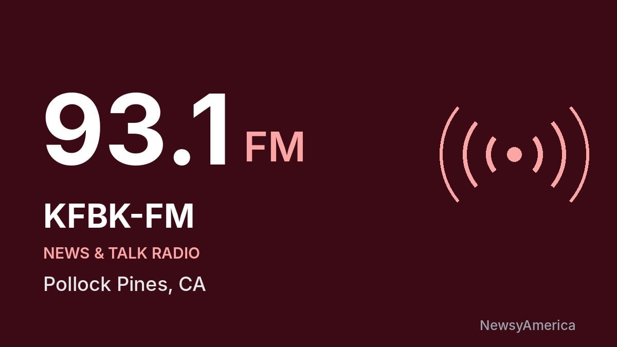 KFBK-FM 93.1 FM – Pollock Pines