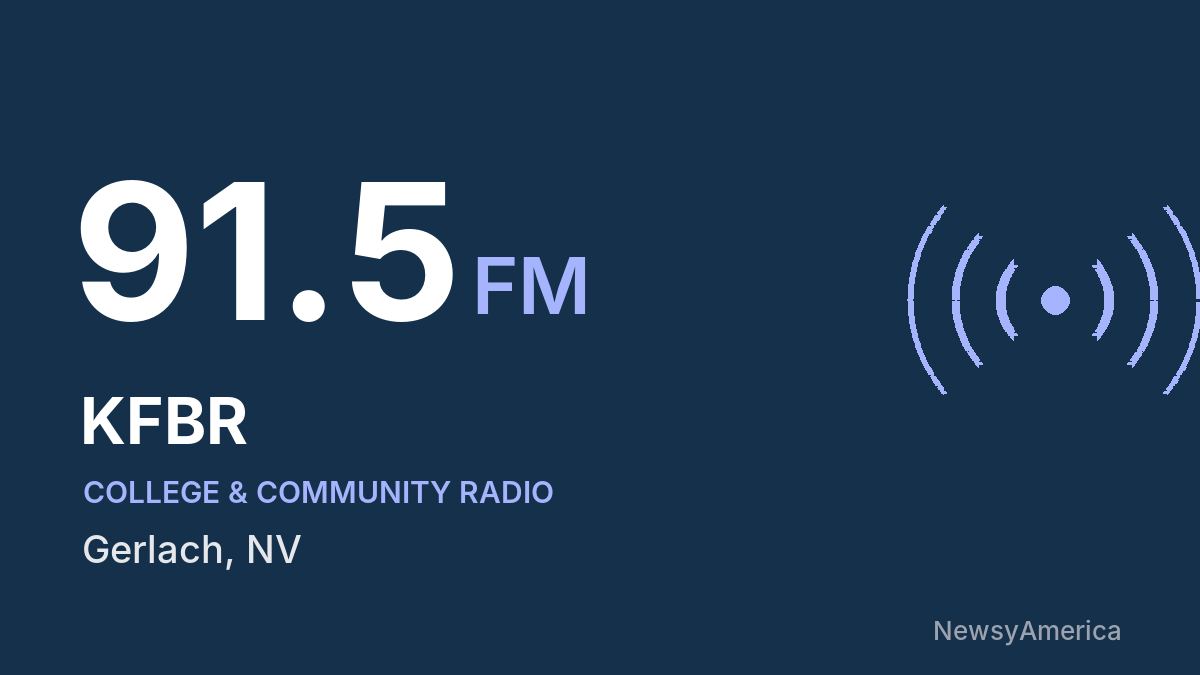 KFBR 91.5 FM – Gerlach