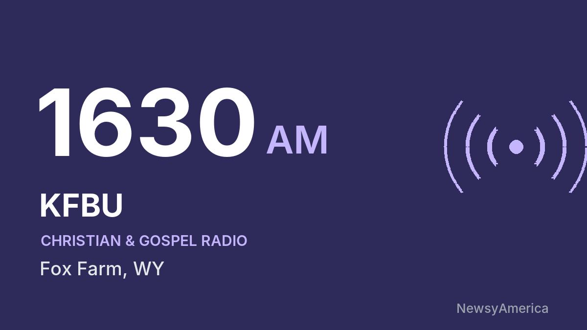 KFBU 1630 AM – Fox Farm