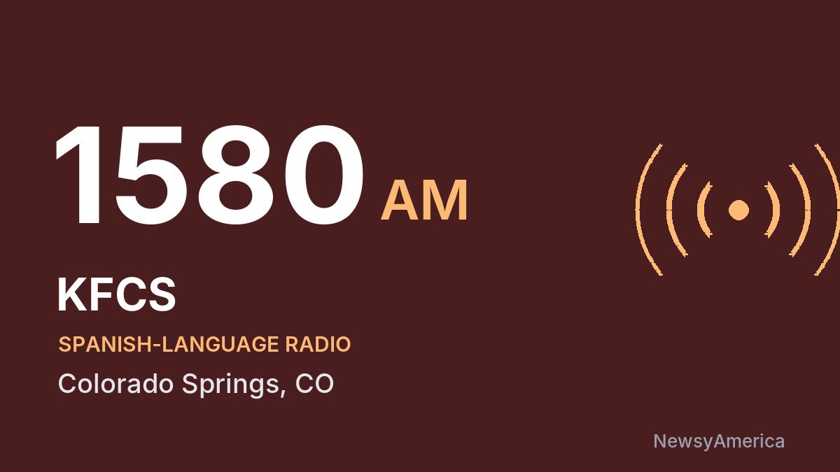 KFCS 1580 AM – Colorado Springs
