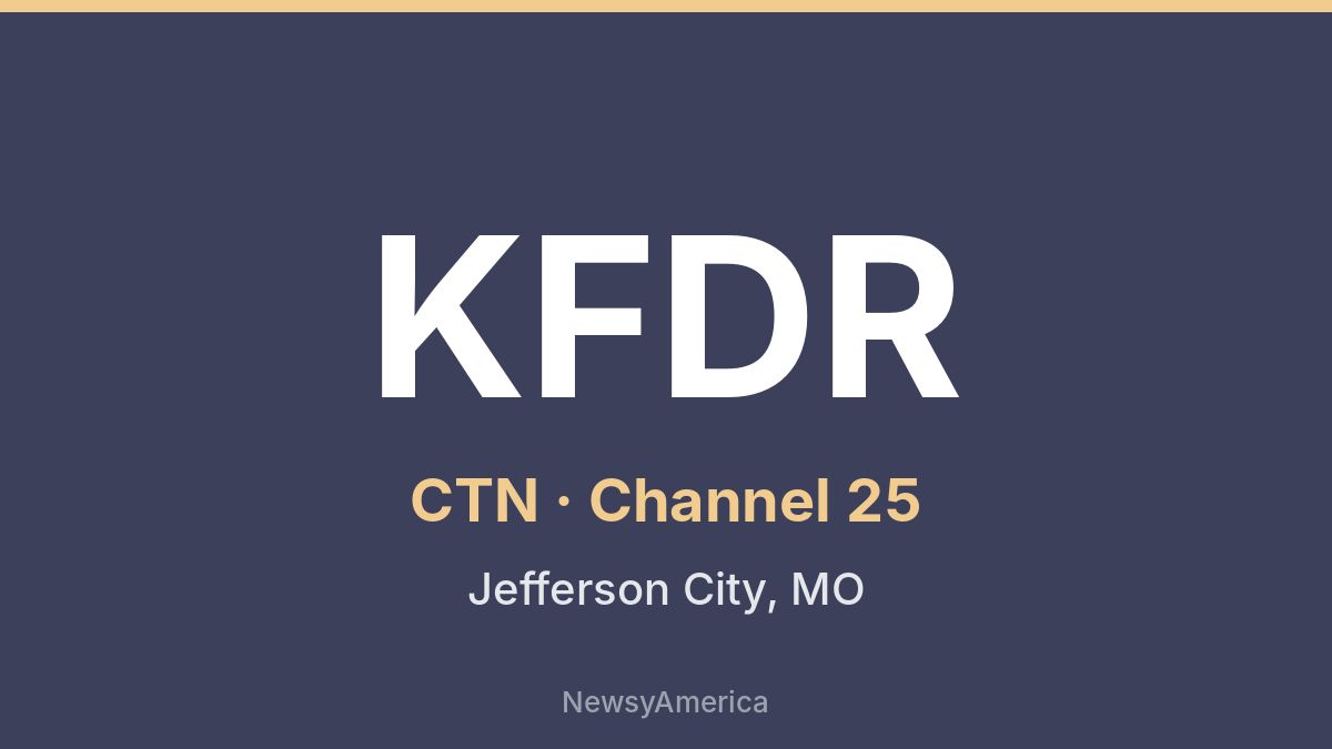 KFDR – CTN 25 Columbia