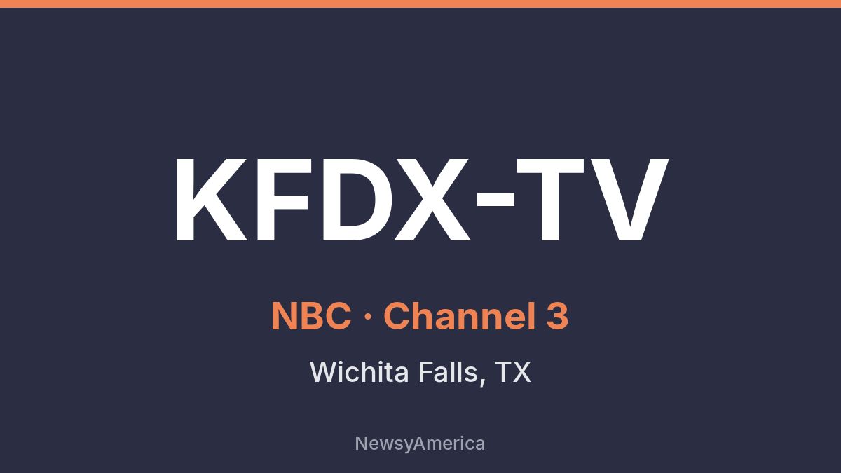 KFDX-TV – NBC 3 Wichita Falls