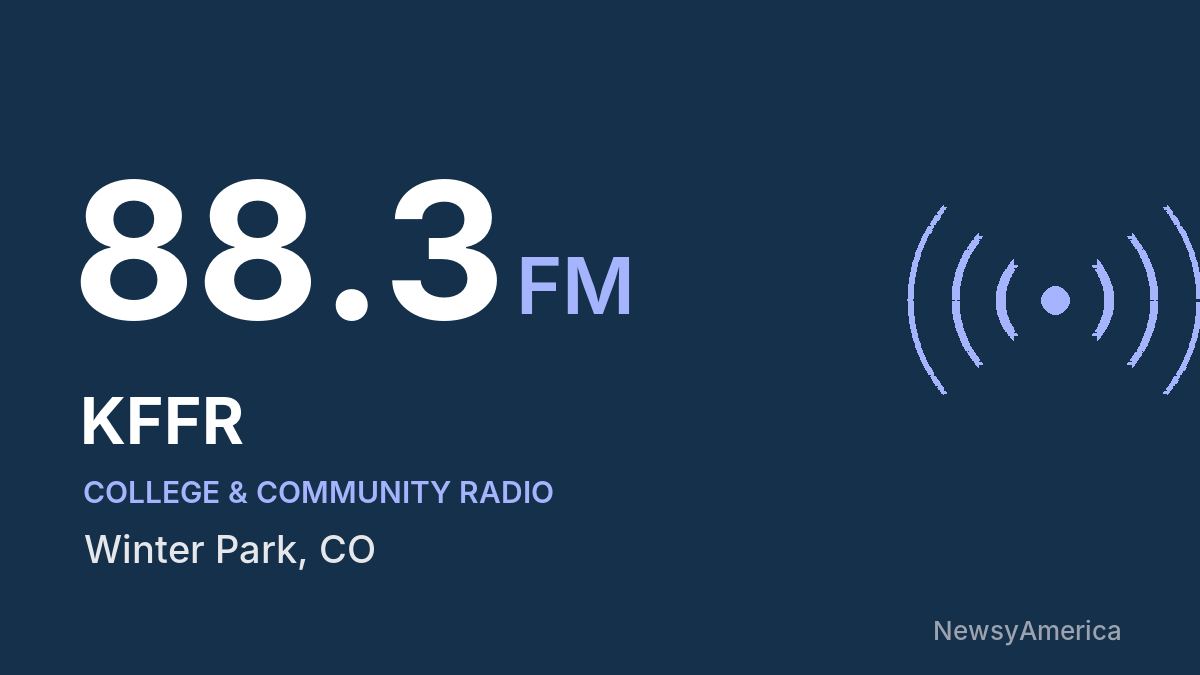 KFFR 88.3 FM – Winter Park