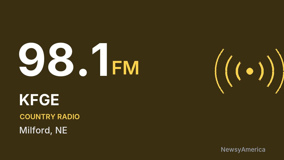 KFGE 98.1 FM – Milford