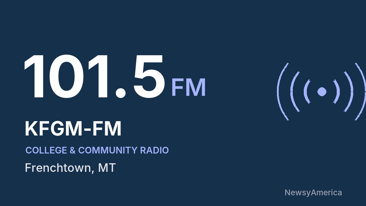 KFGM-FM 101.5 FM – Frenchtown