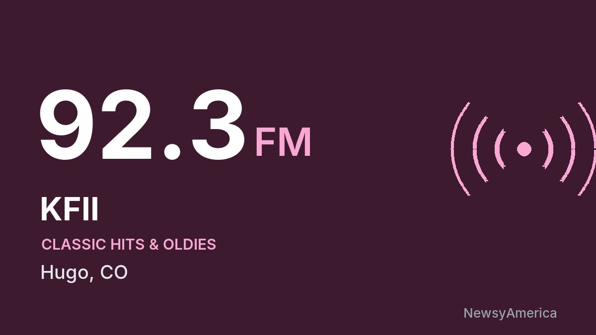 KFII 92.3 FM – Hugo