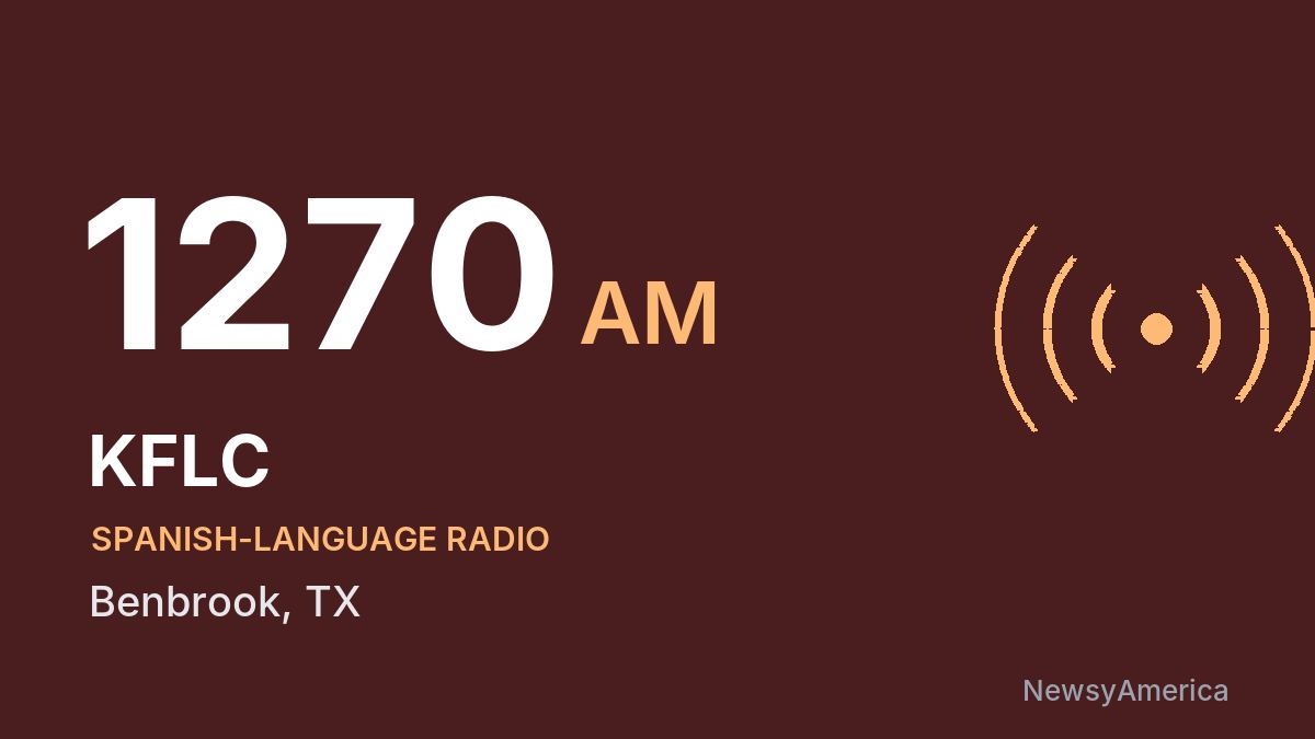 KFLC 1270 AM – Benbrook