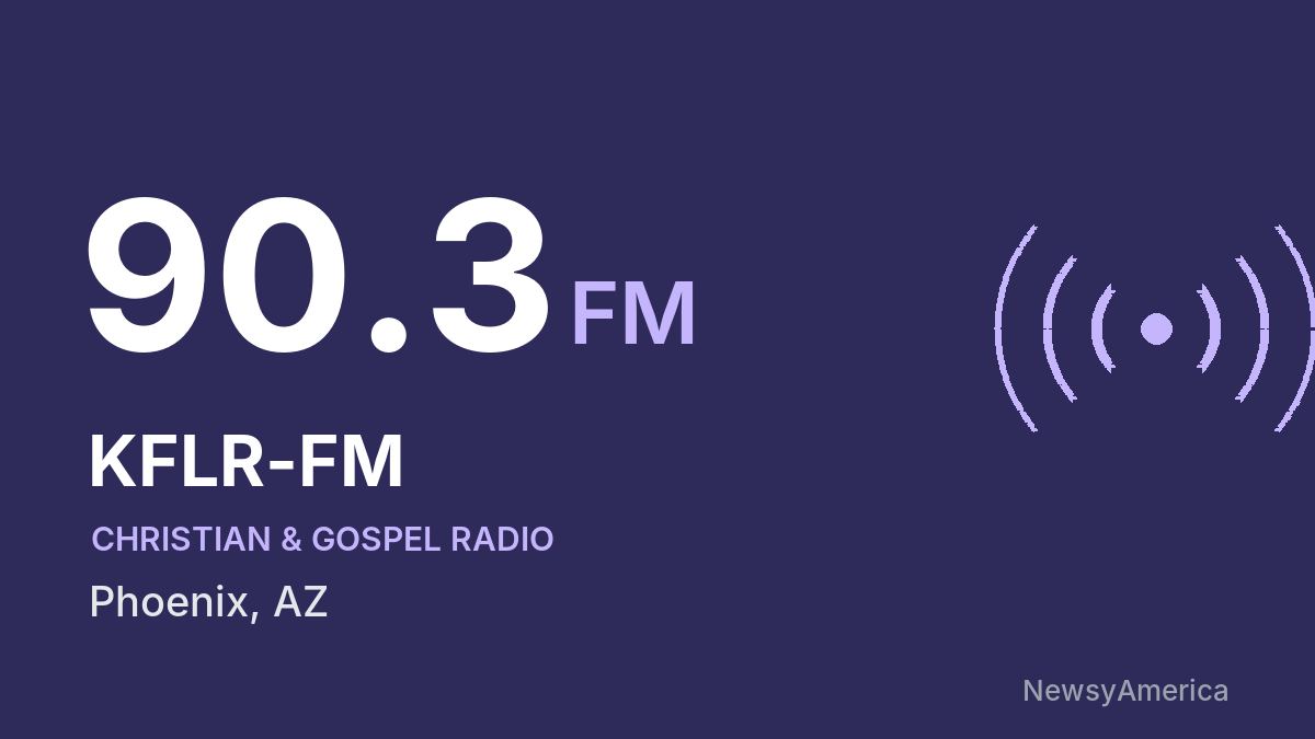 KFLR-FM 90.3 FM – Phoenix