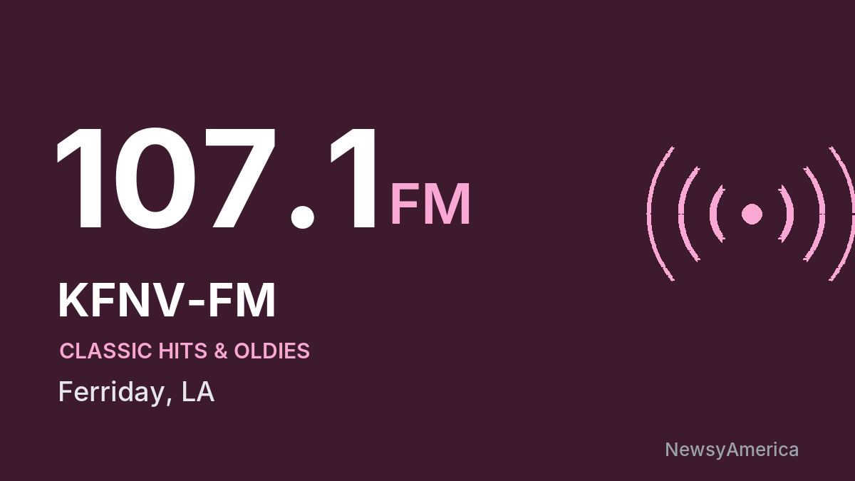 KFNV-FM 107.1 FM – Ferriday