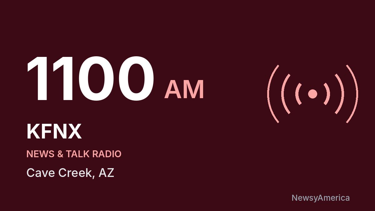 KFNX 1100 AM – Cave Creek