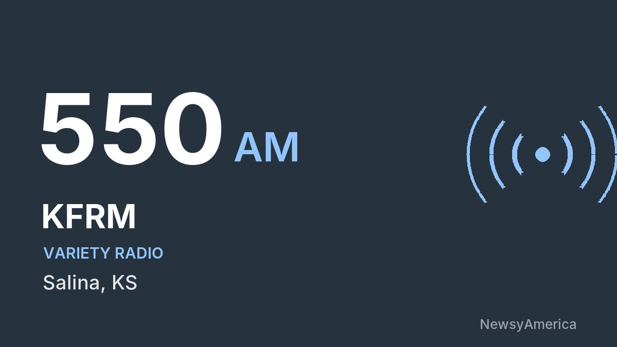 KFRM 550 AM – Salina