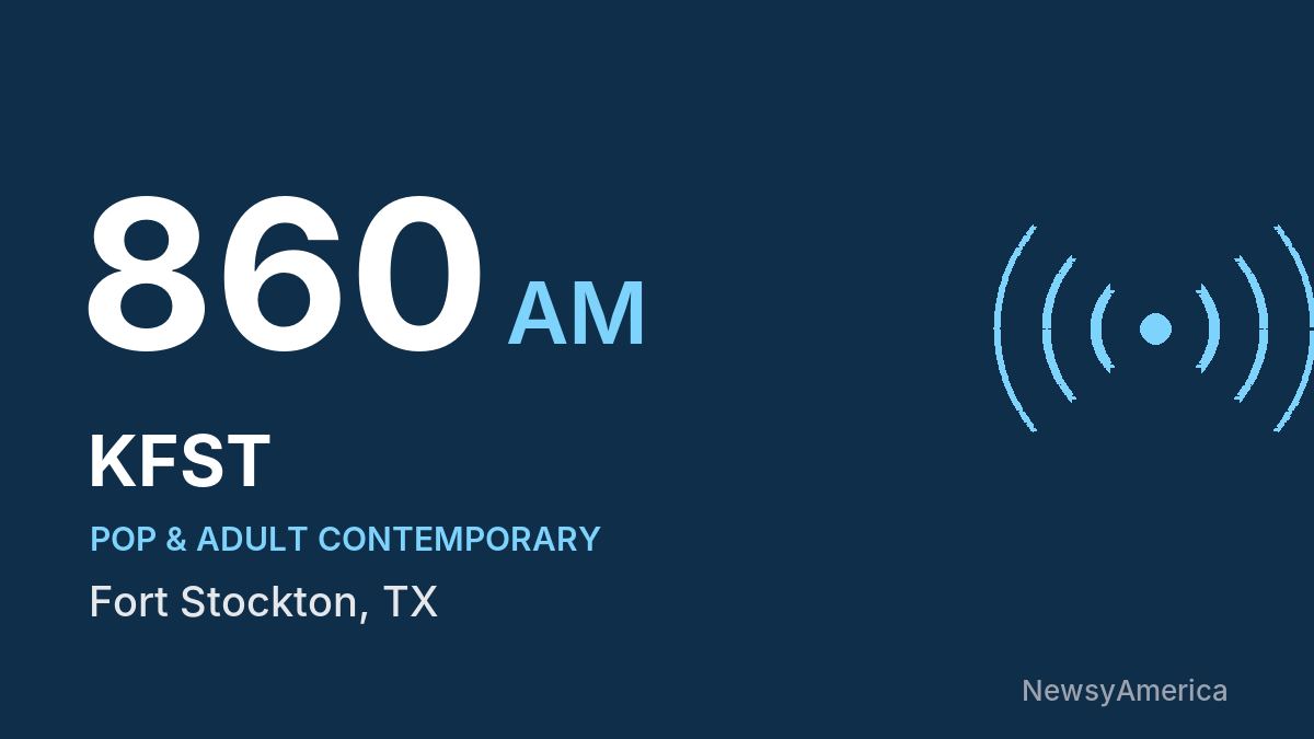 KFST 860 AM – Fort Stockton
