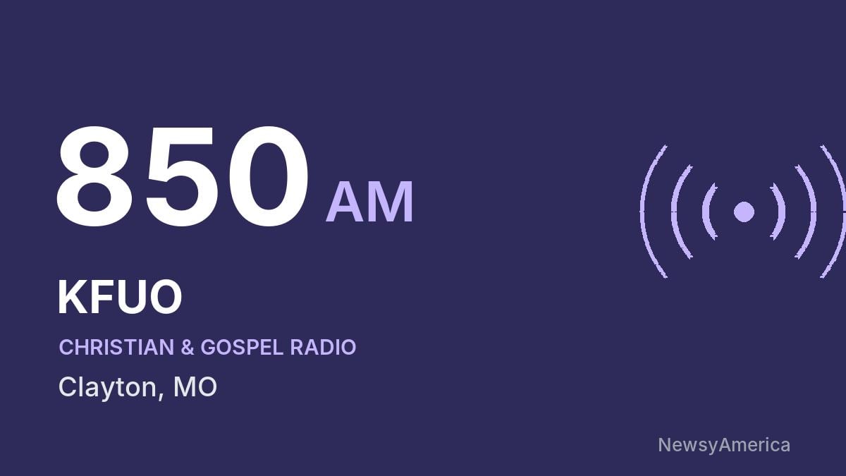 KFUO 850 AM – Clayton