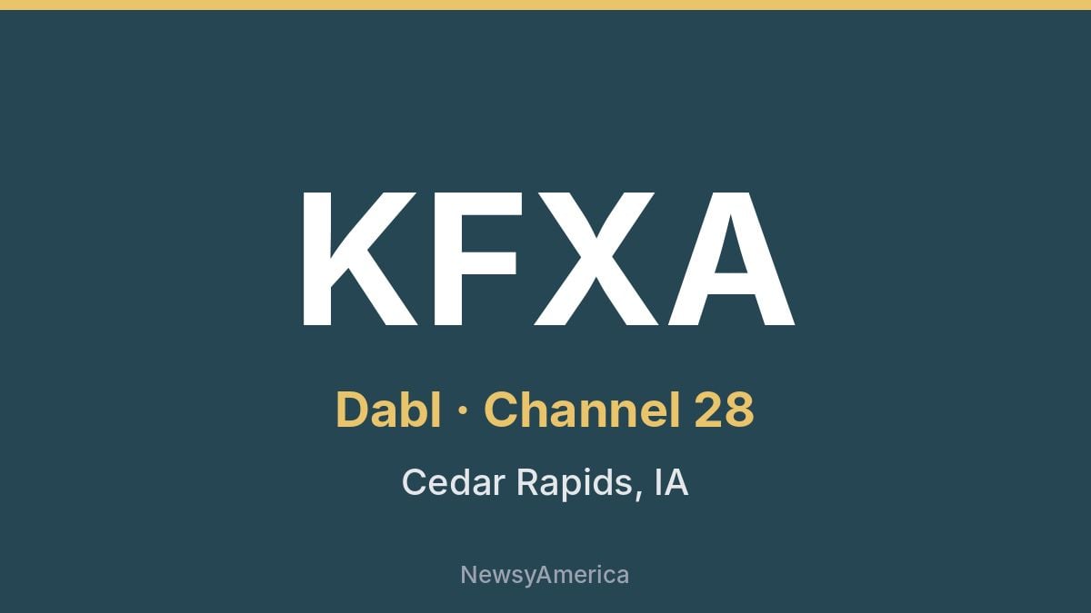 KFXA – Dabl 28 Cedar Rapids
