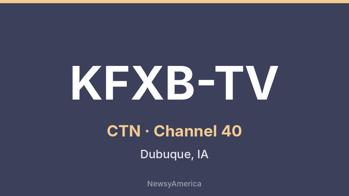 KFXB-TV – CTN 40 Cedar Rapids