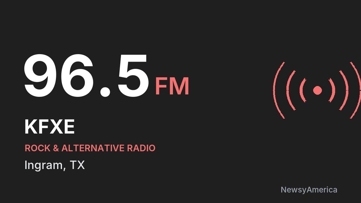 KFXE 96.5 FM – Ingram