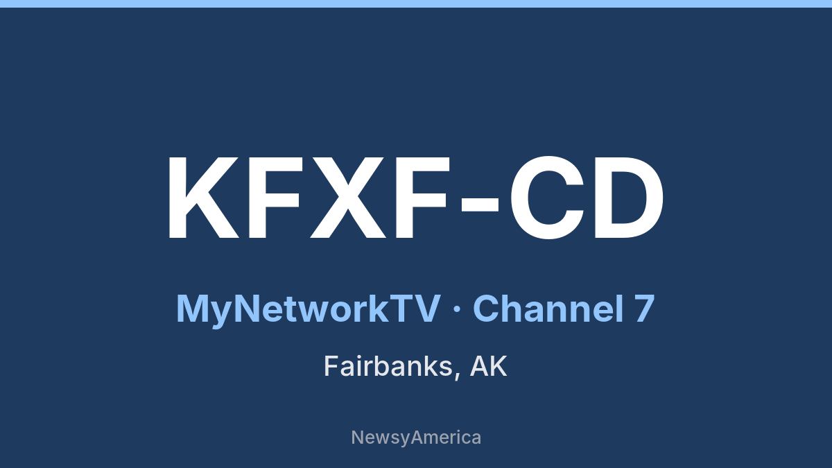 KFXF-CD – MyNetworkTV 7 Fairbanks