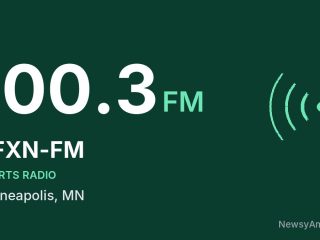 KFXN-FM 100.3 FM, Minneapolis, MN