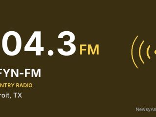 KFYN-FM 104.3 FM, Detroit, TX
