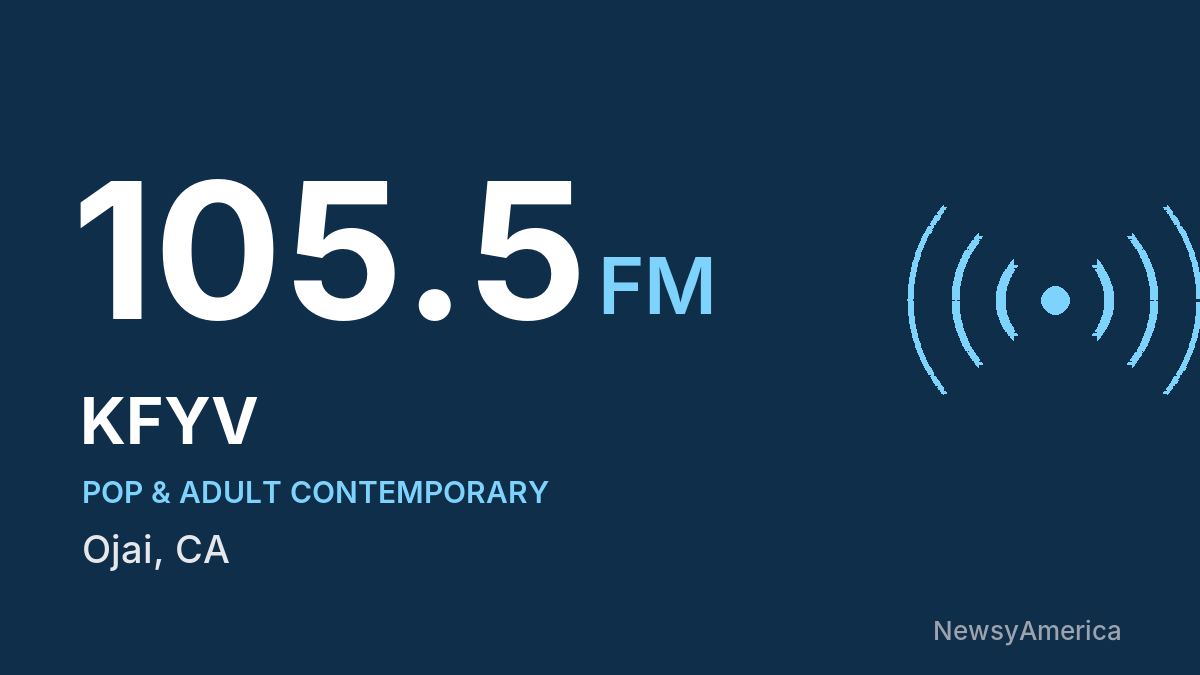 KFYV 105.5 FM – Ojai