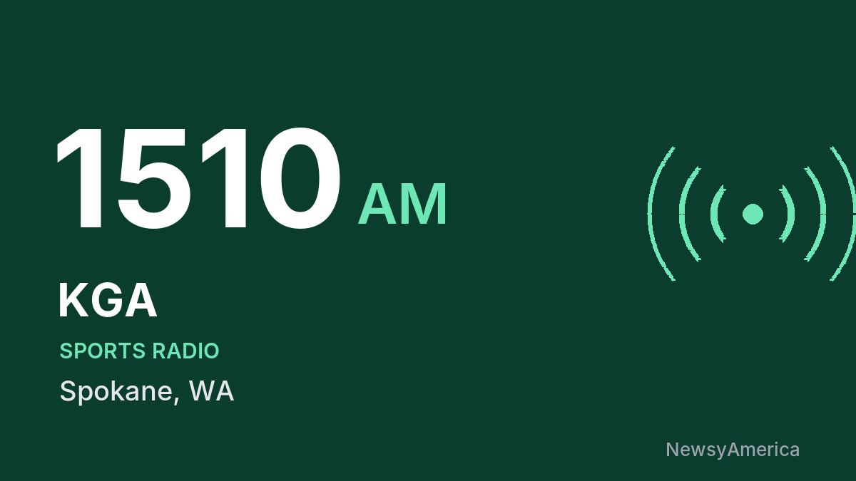 KGA 1510 AM – Spokane