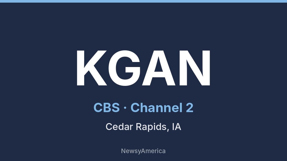 KGAN – CBS 2 Cedar Rapids