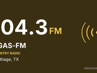 KGAS-FM 104.3 FM, Carthage, TX