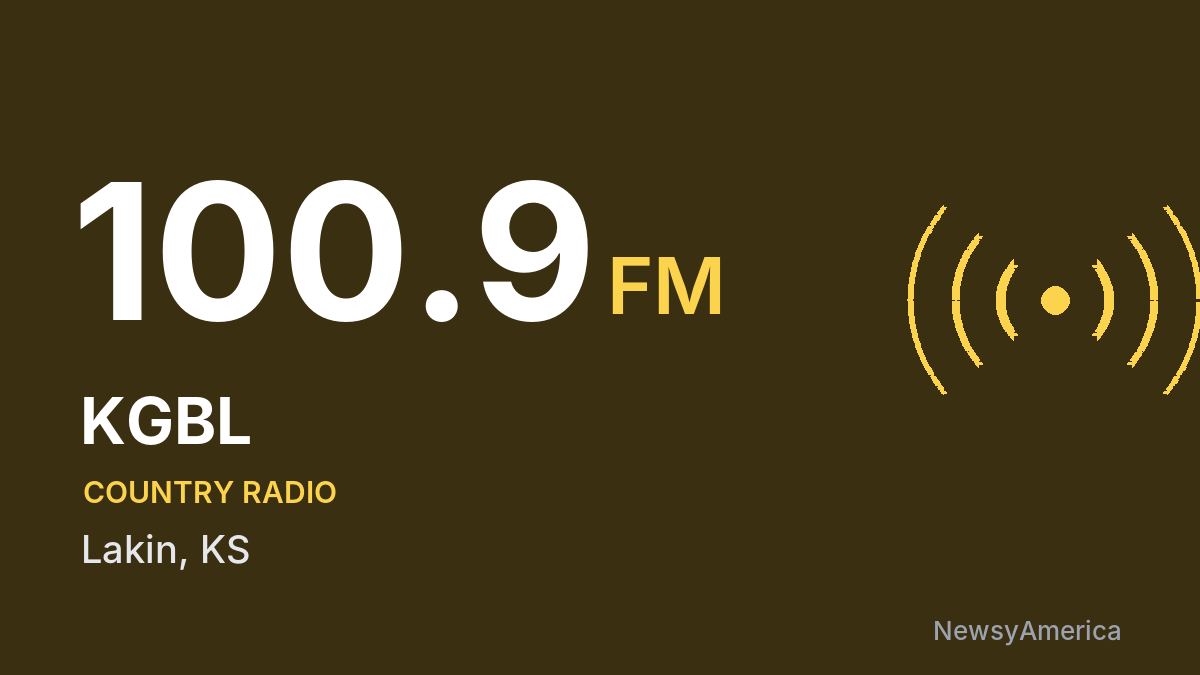 KGBL 100.9 FM – Lakin