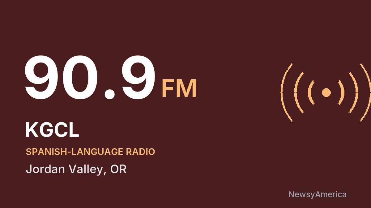 KGCL 90.9 FM – Jordan Valley