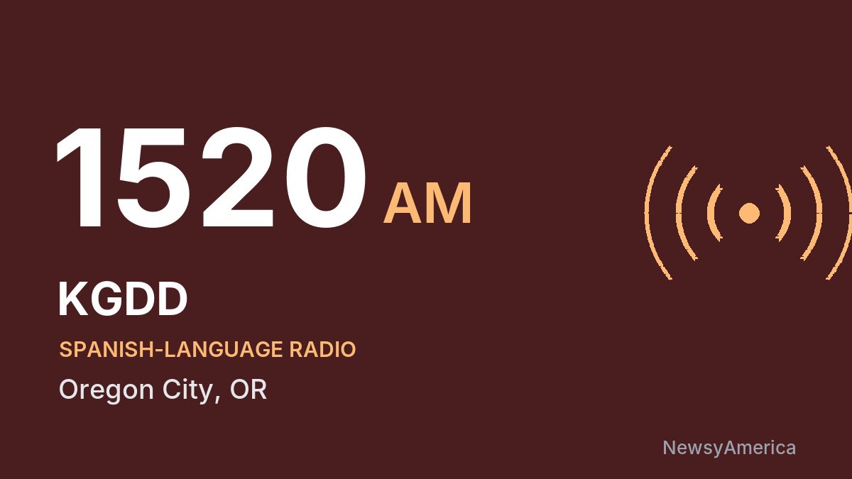 KGDD 1520 AM – Oregon City