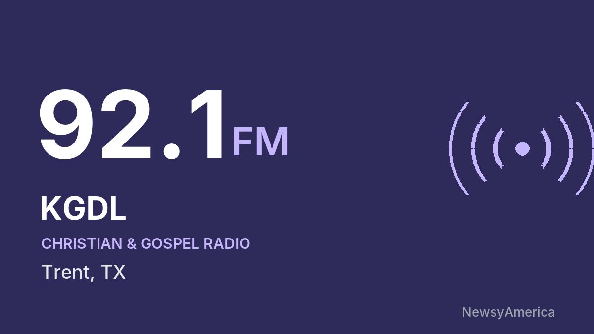 KGDL 92.1 FM – Trent